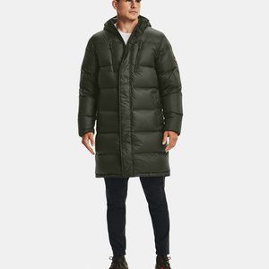 Under Armour Men's ColdGear Infrared Down Parka ALLIED 700 Green Sample‎